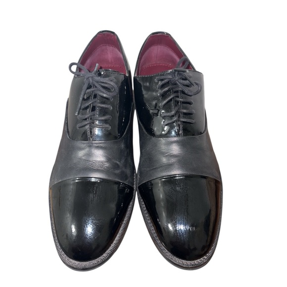 The Blk Tux Patent Leather Tuxedo Oxford Black‎ Dress Shoes Men’s Size 8 main image 8